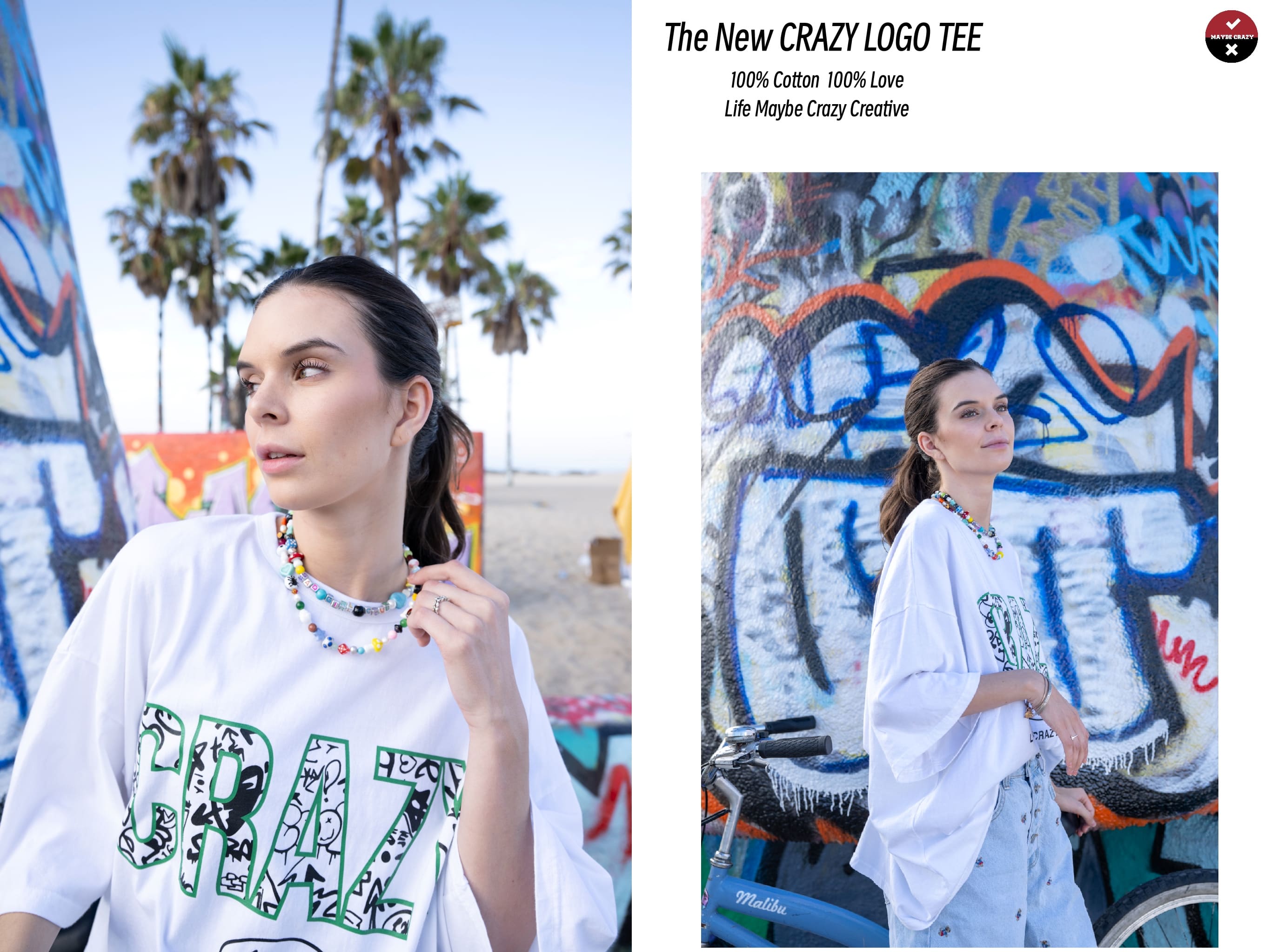 Crazy oversized white tshirt