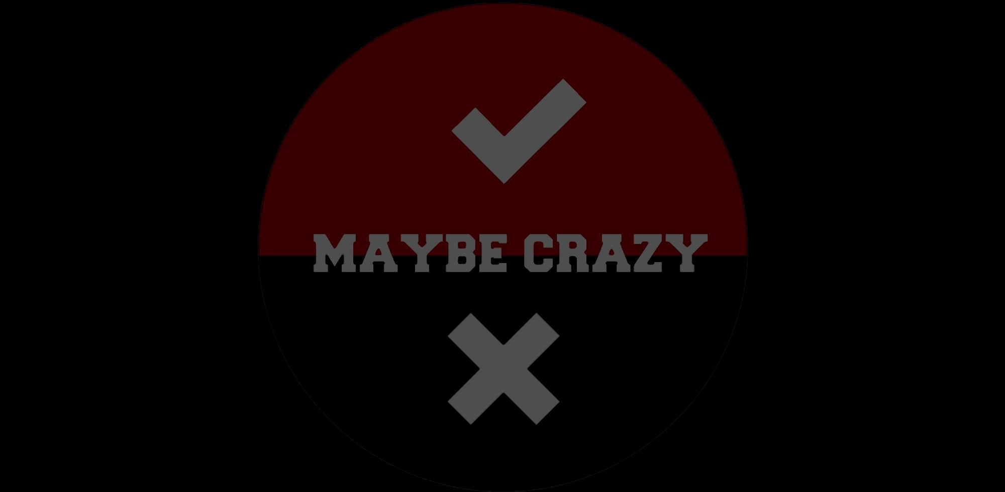 MAYBE CRAZY LOGO