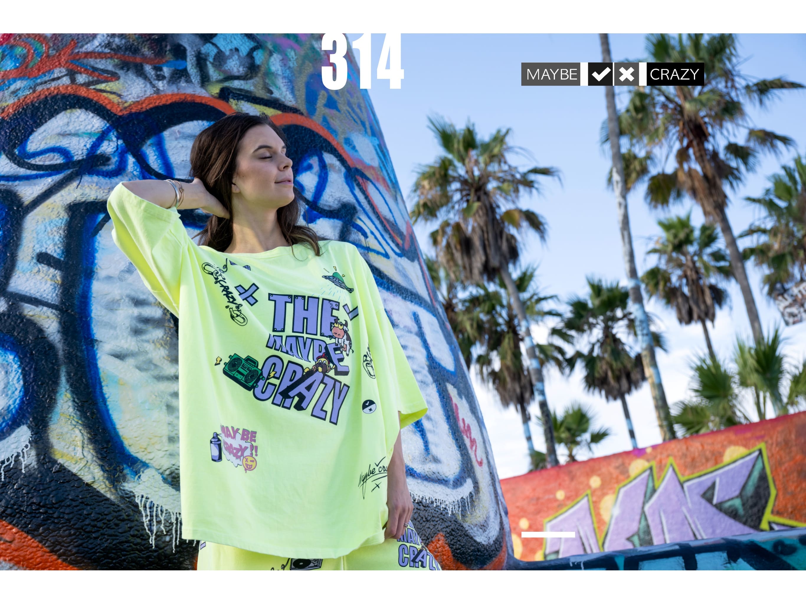 maybe crazy outdoor oversized tshirt model