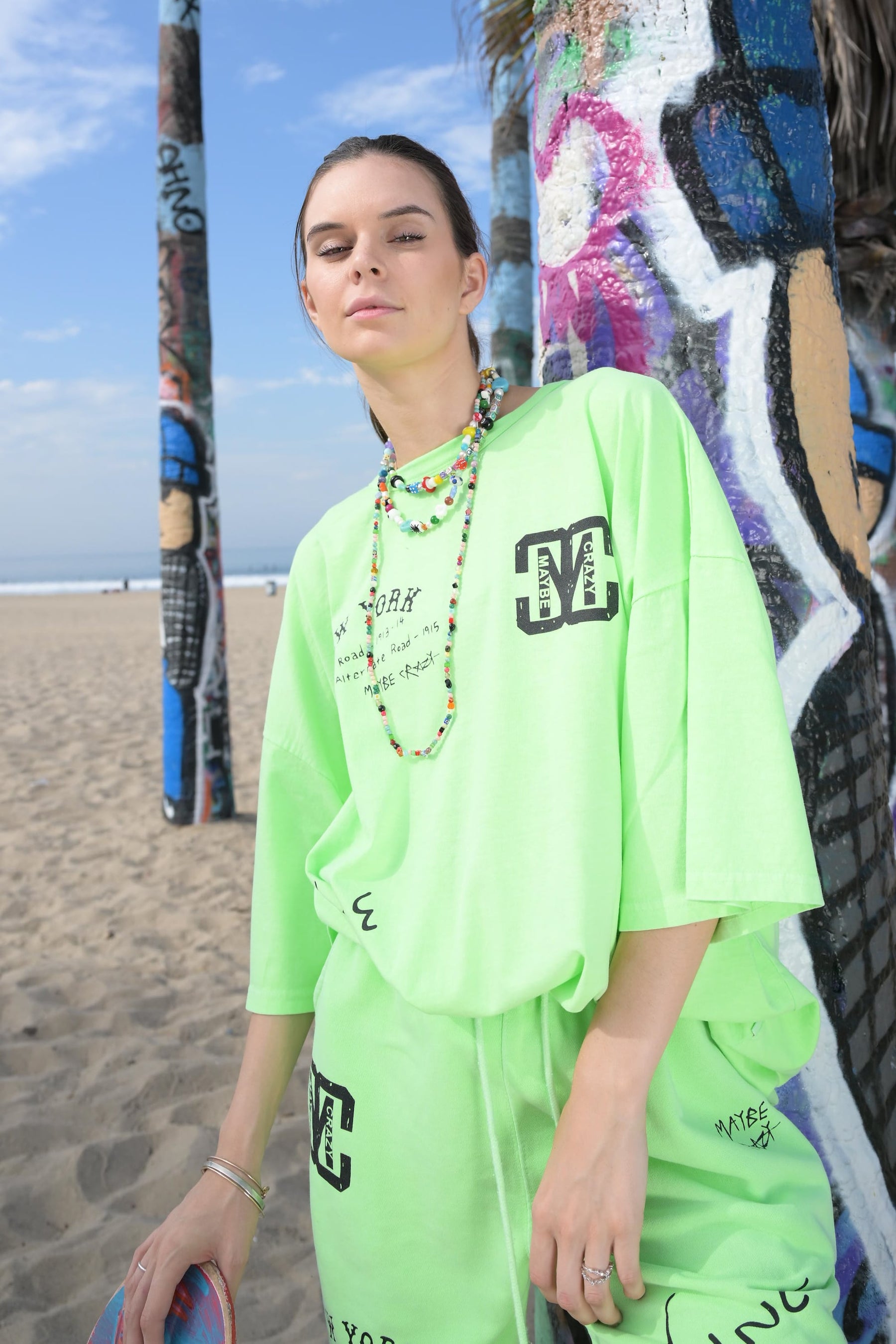 Unisex oversized green tshirt