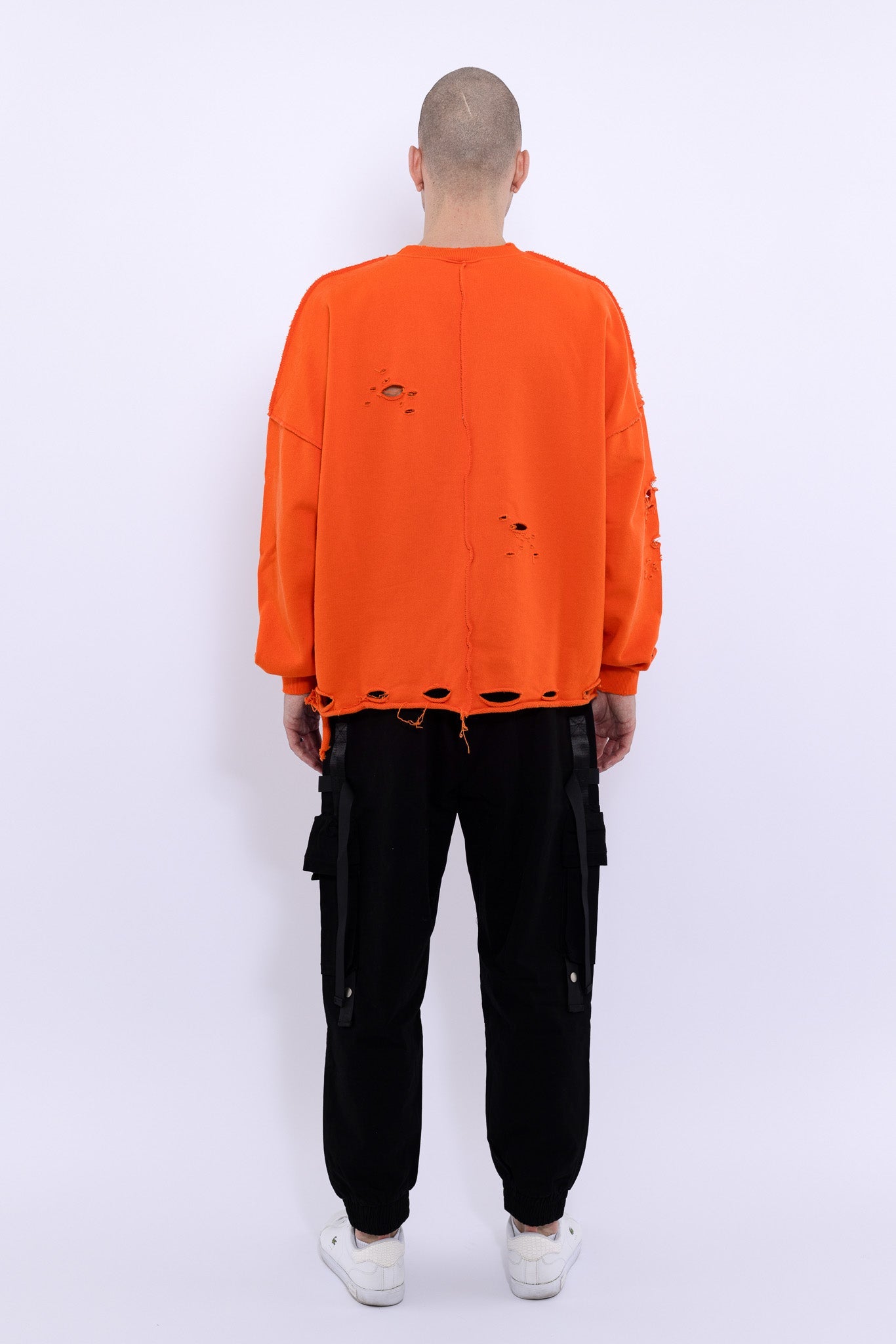 Signature Destroyed Crewneck Sweatshirt