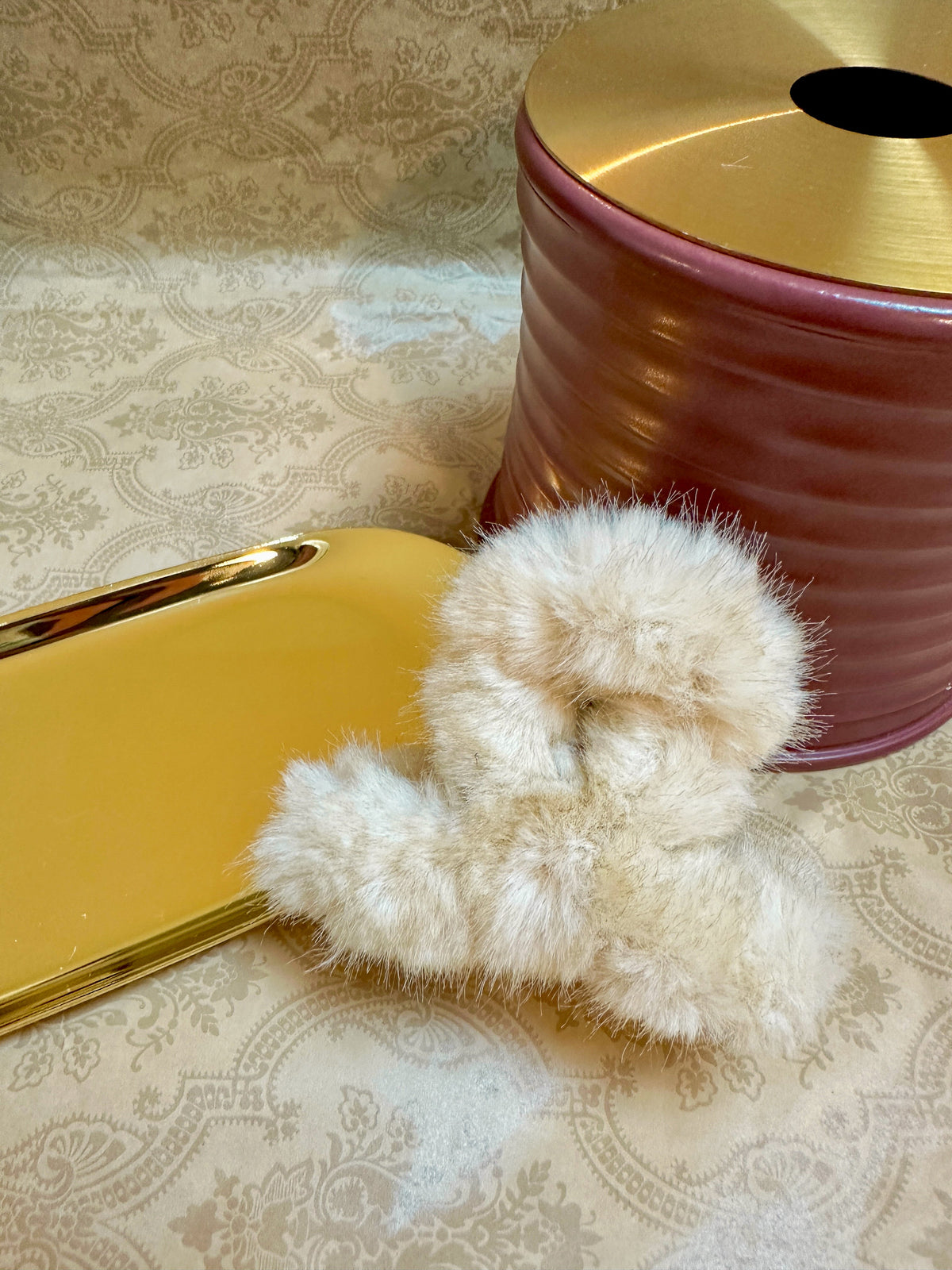 Imitation Mohair Hair Clip