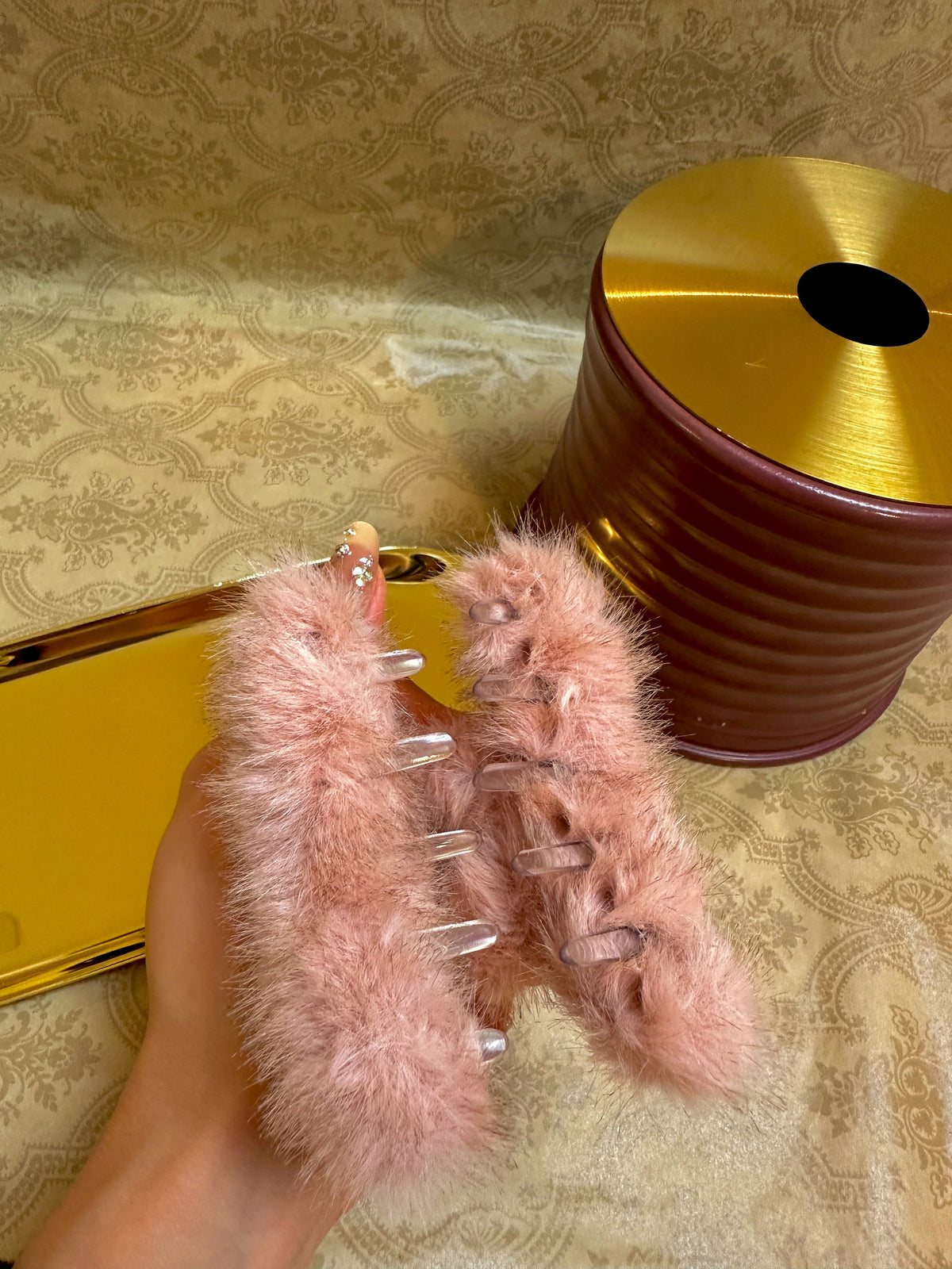 Imitation Mohair Hair Clip