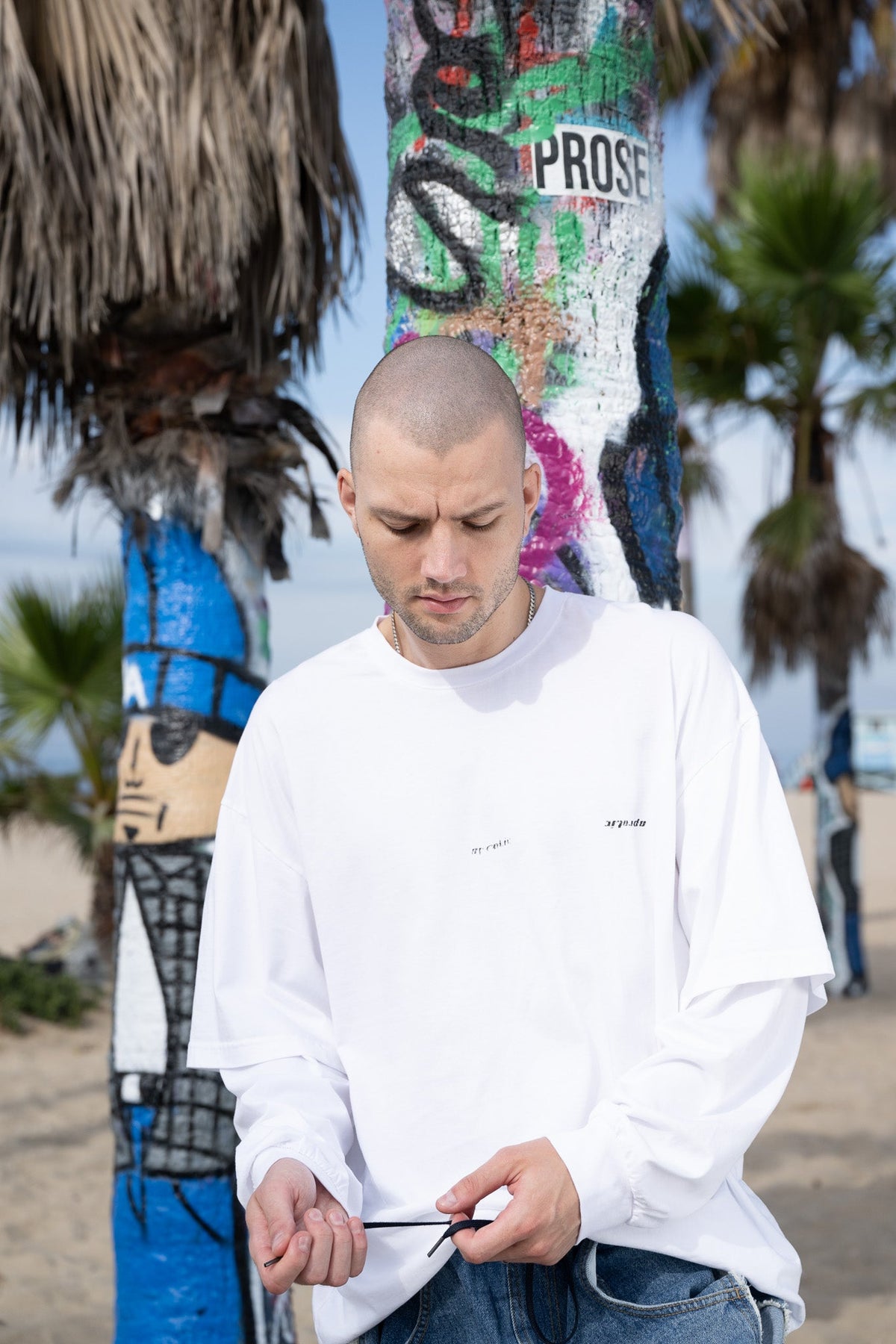 Two-Piece Cotton T-Shirt