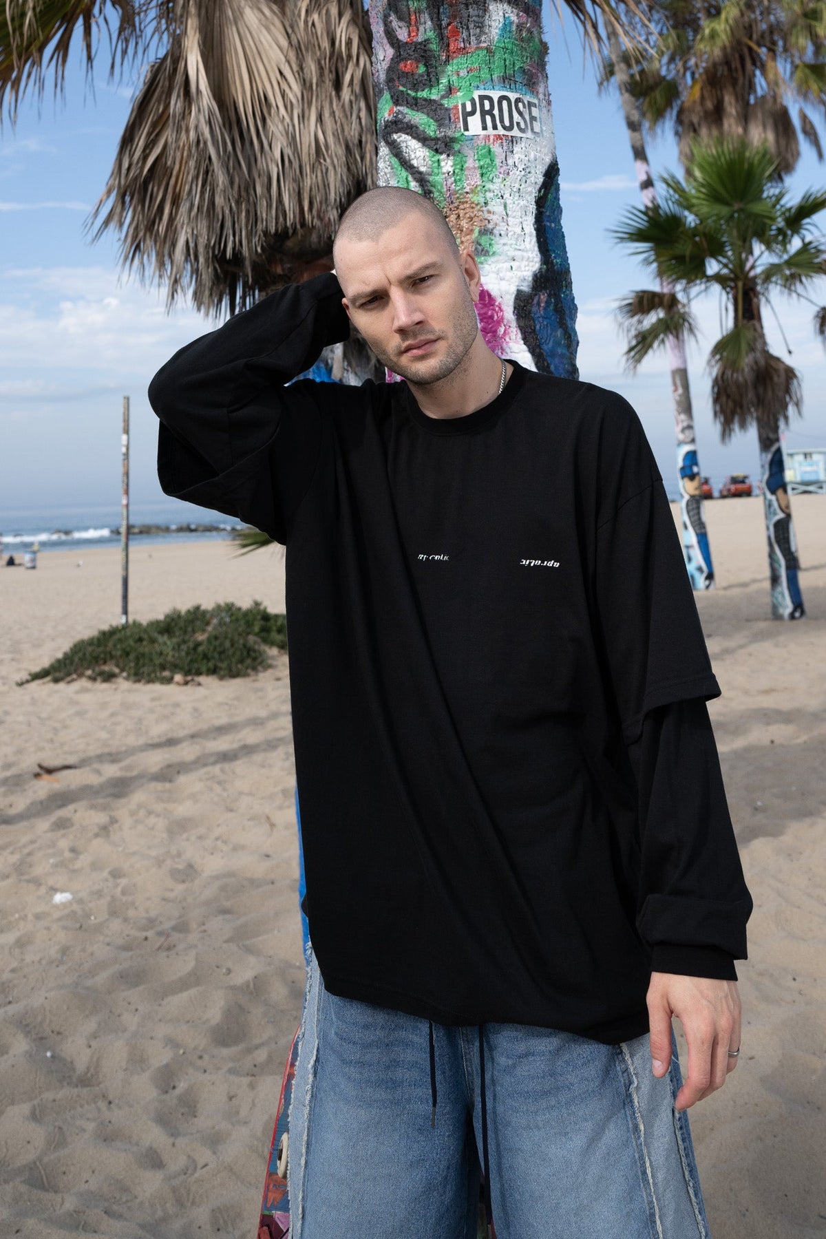 Two-Piece Cotton T-Shirt