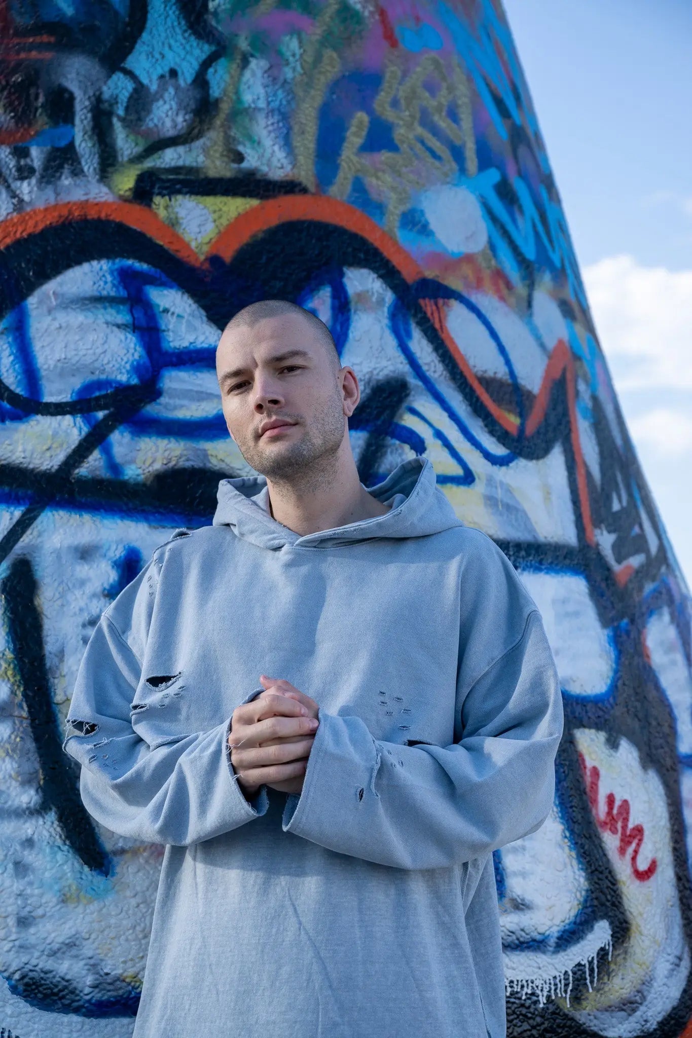 Two-In-One Piece Hoodie MAYBE CRAZY