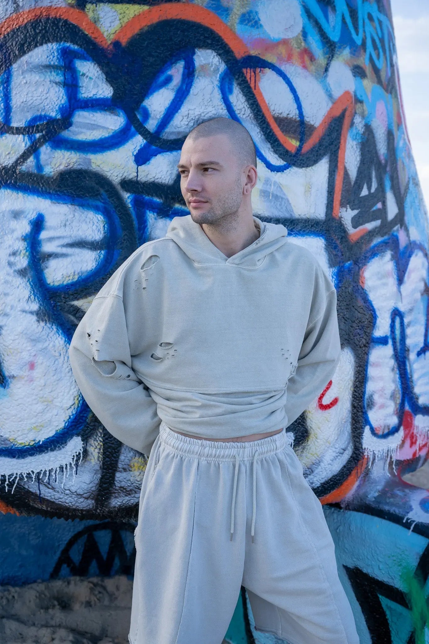 Two-In-One Piece Hoodie MAYBE CRAZY