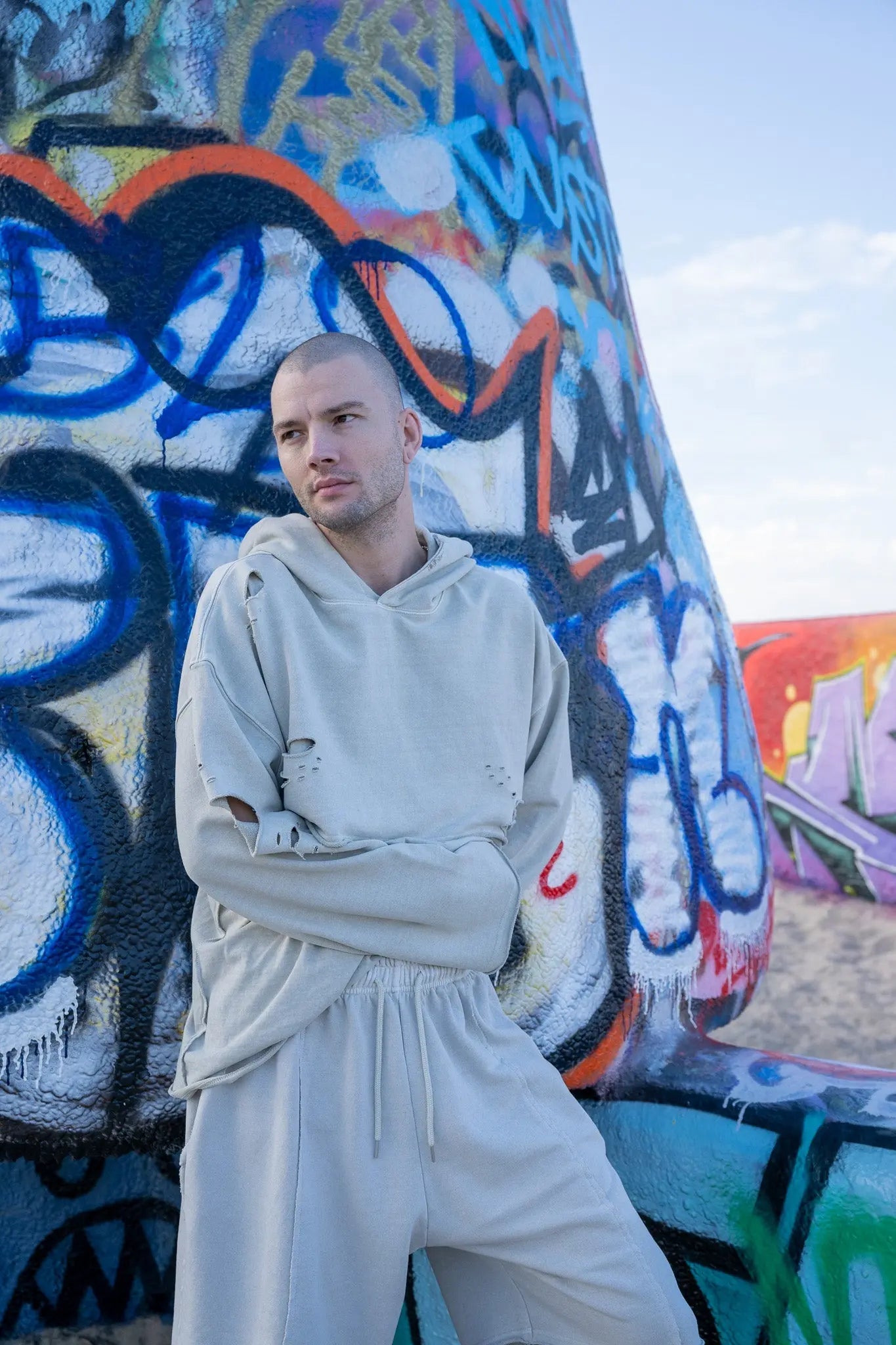 Two-In-One Piece Hoodie MAYBE CRAZY