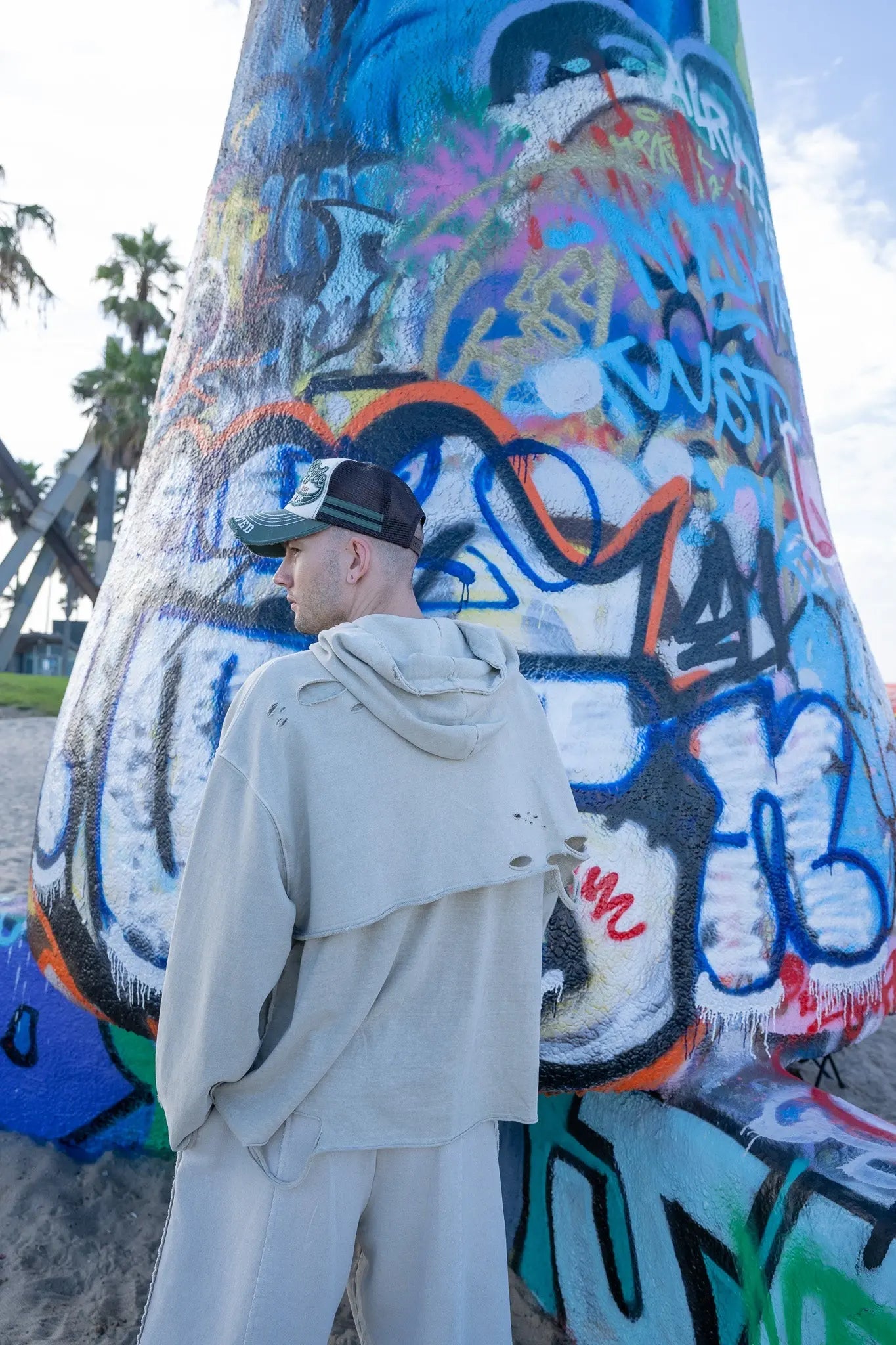 Two-In-One Piece Hoodie MAYBE CRAZY