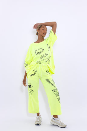 LA Black Mamba Raw Hem Pants