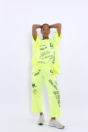 LA Black Mamba Raw Hem Pants