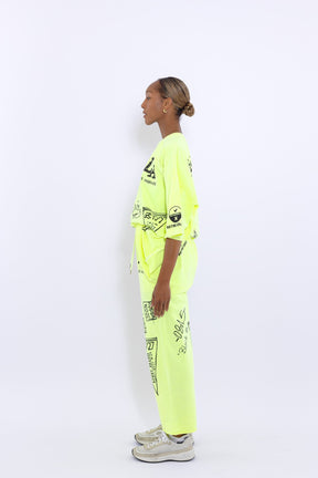 LA Black Mamba Raw Hem Pants