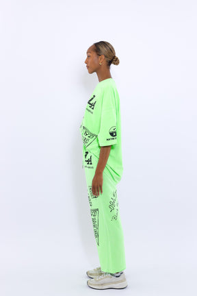 LA Black Mamba Raw Hem Pants
