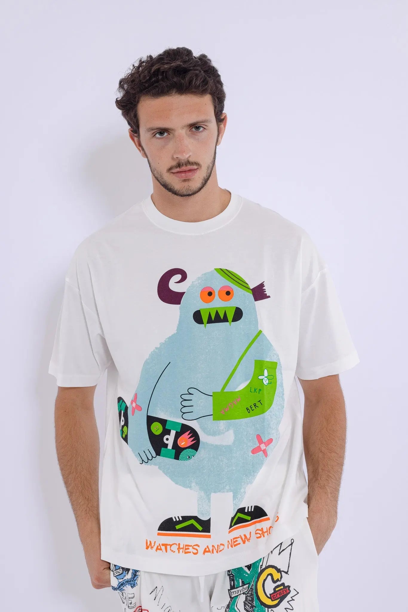 Blue Monster T-shirt MaybeCrazy