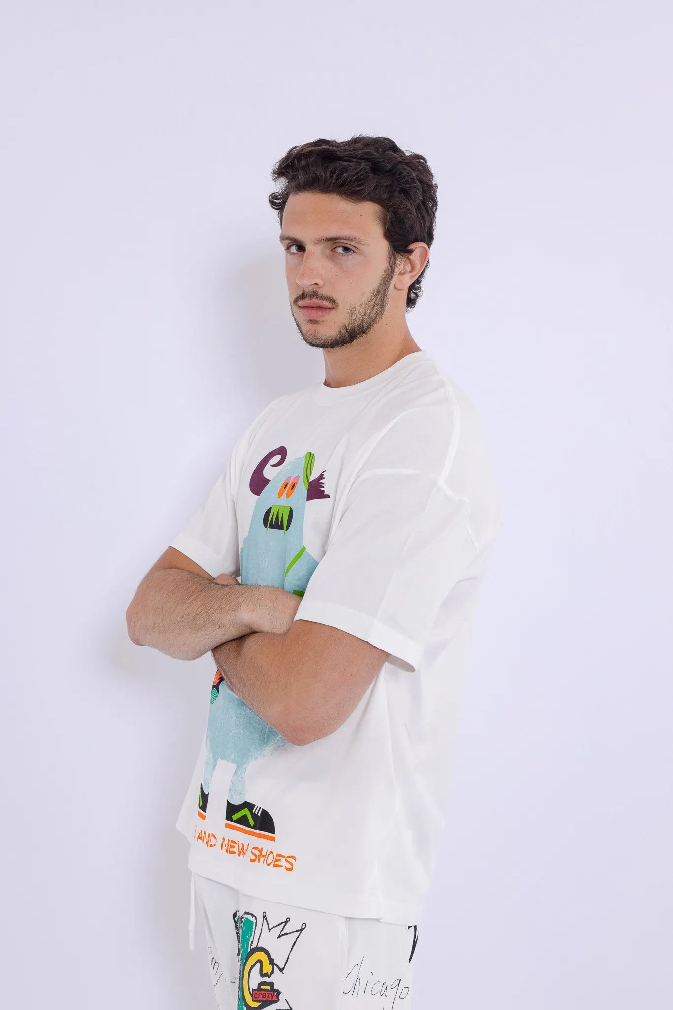 Blue Monster T-shirt MaybeCrazy