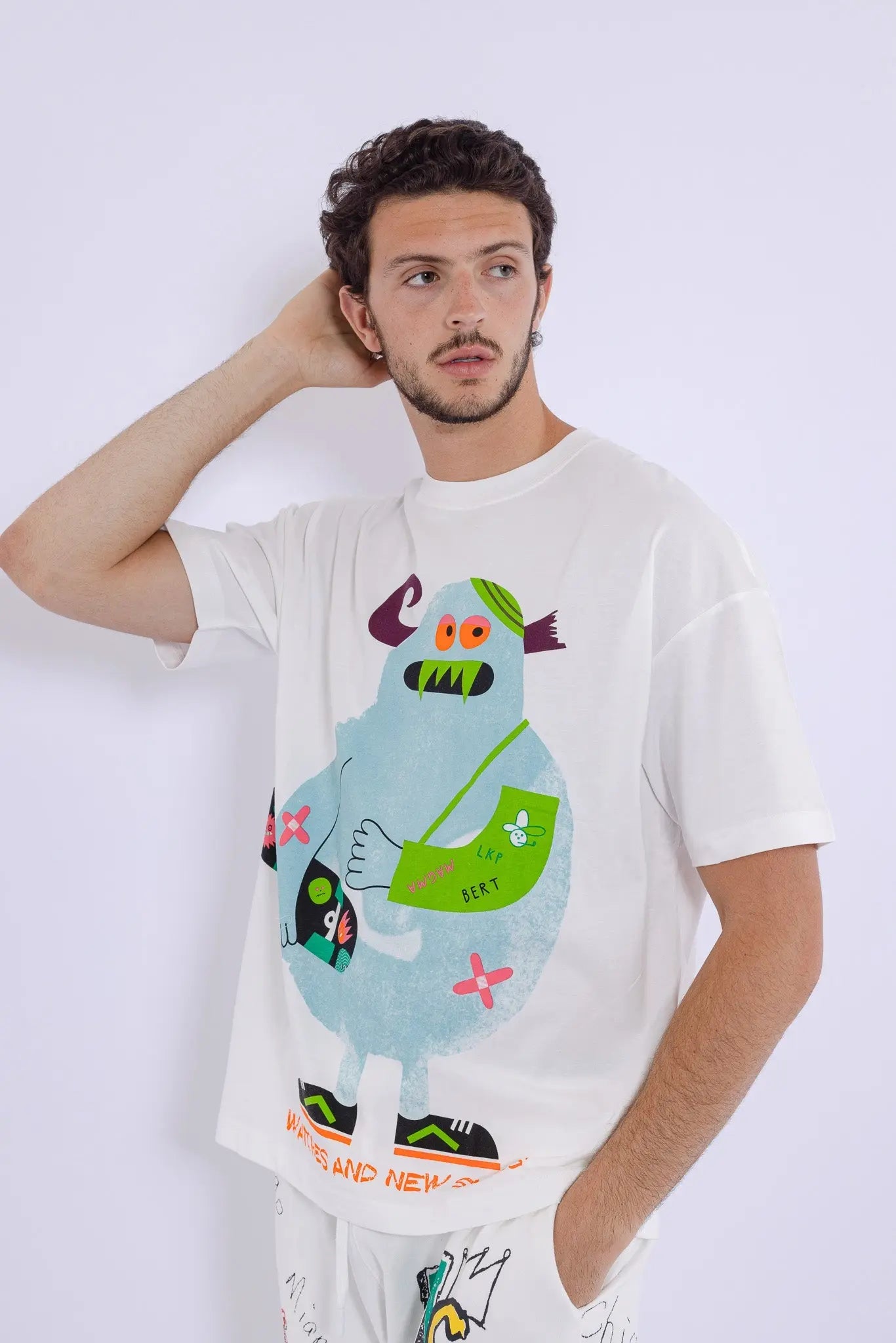 Blue Monster T-shirt MaybeCrazy