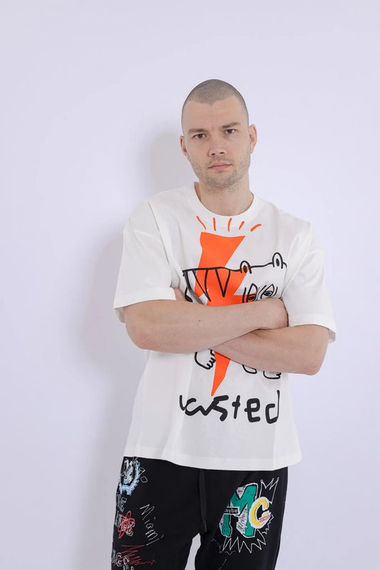 Sleepy Cat T-shirt MaybeCrazy