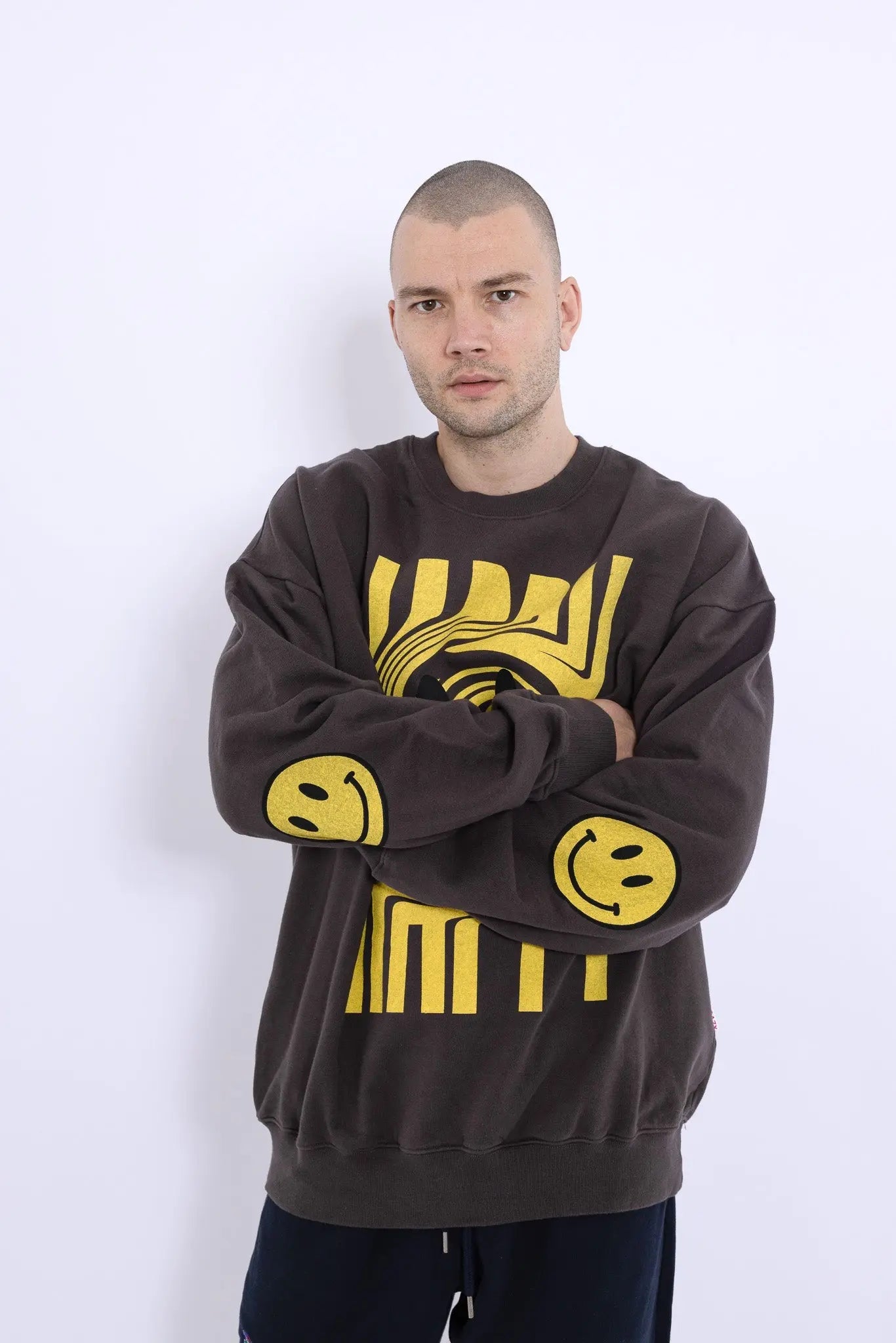 Swirl Smile Sweatshirt MaybeCrazy