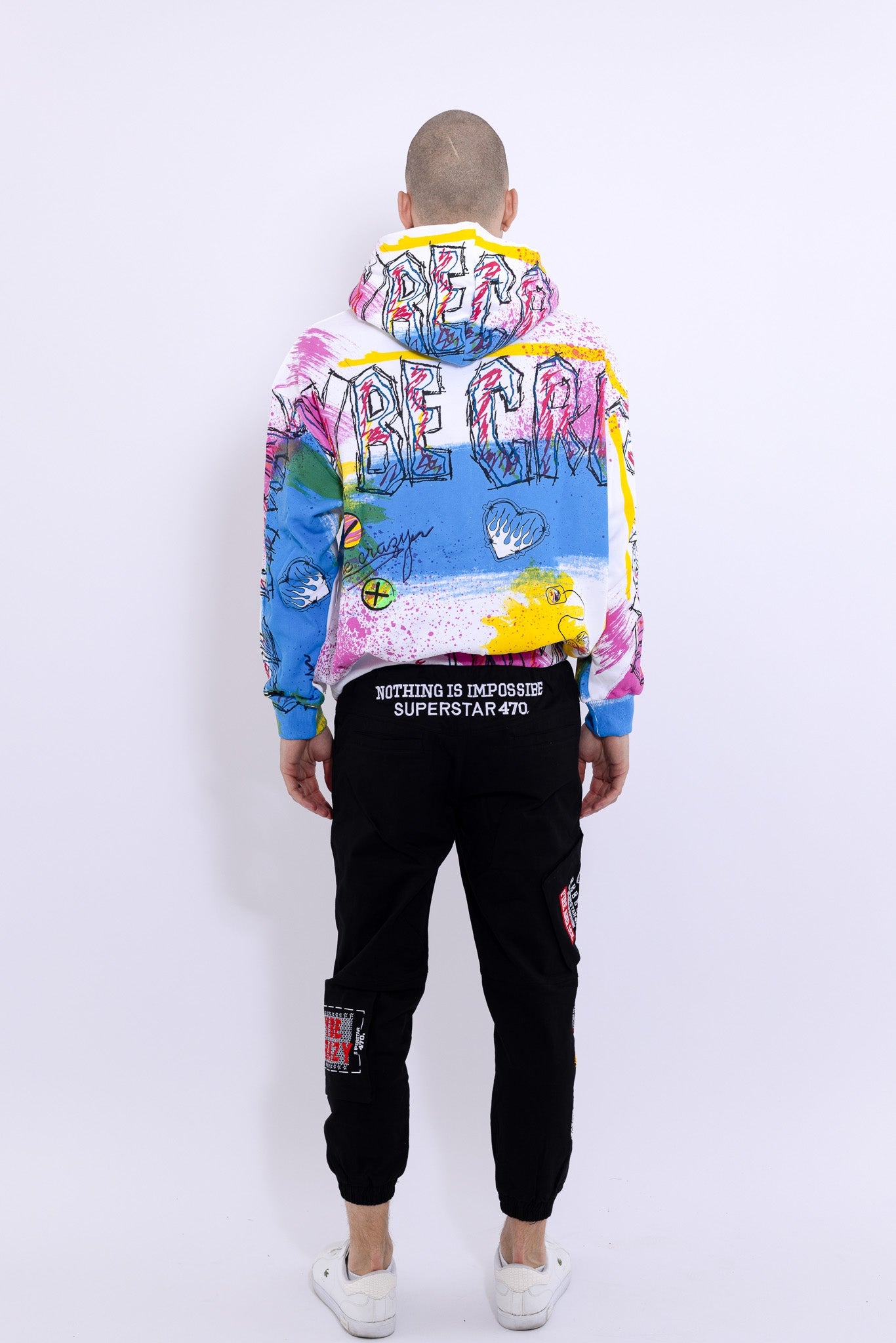 Hand Printed Hoodie