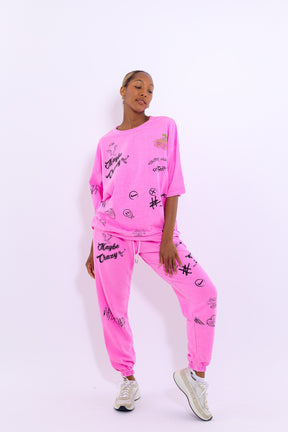 Hot Chilly Cherry Sweatpants