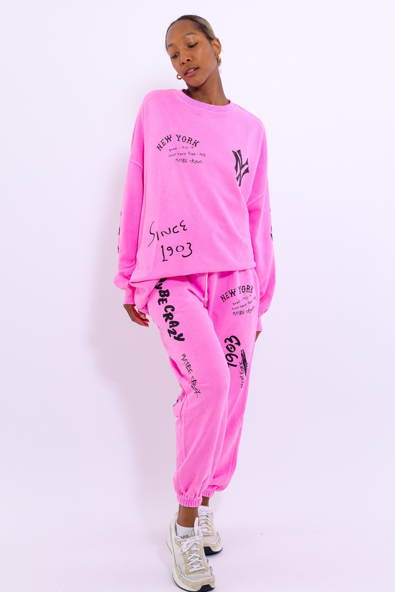 New York Crewneck SweatPants