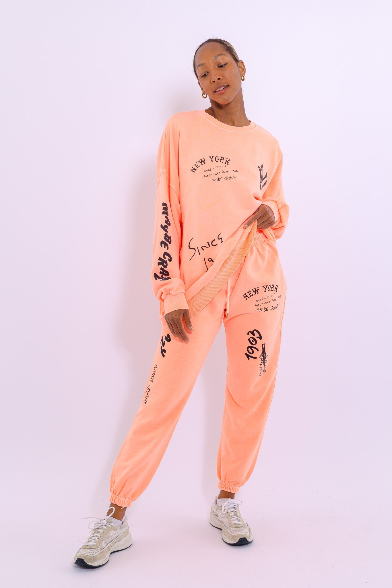 New York Crewneck SweatPants