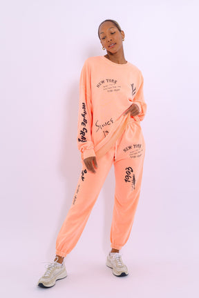 New York Crewneck SweatPants