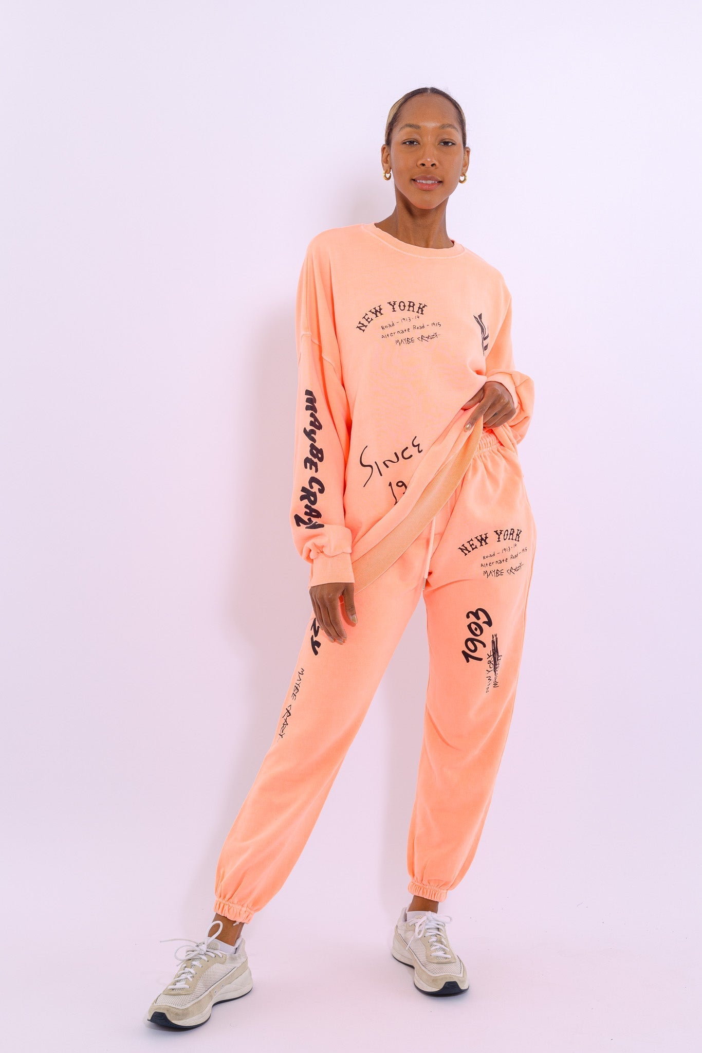 New York Crewneck SweatPants