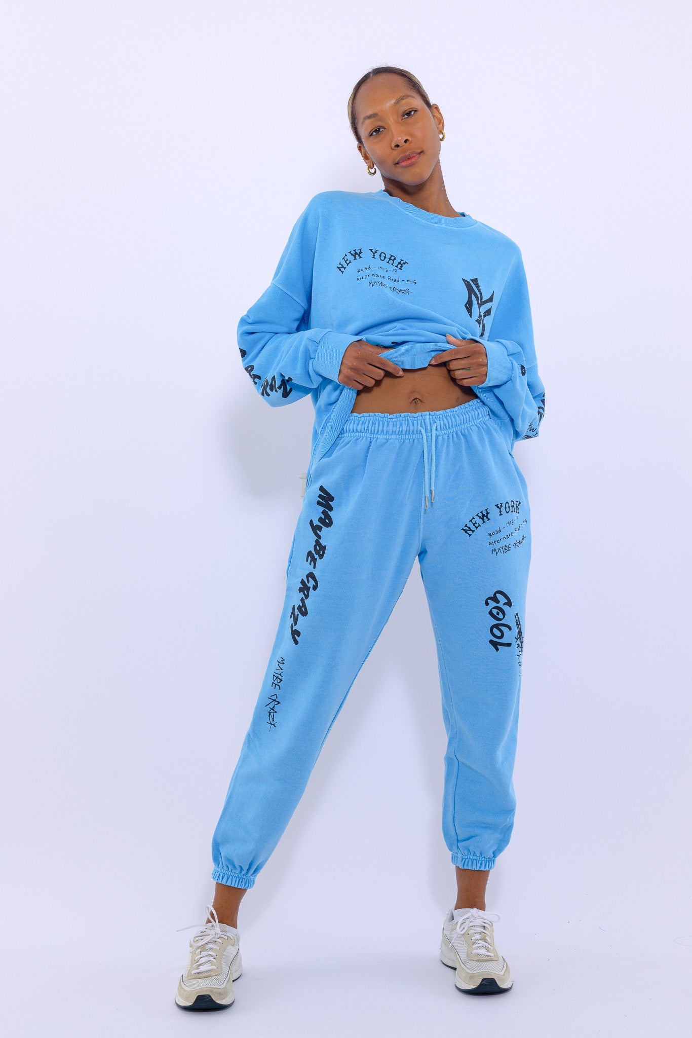 New York Crewneck SweatPants