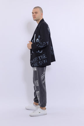 23SS Chic Hand Printed Suit