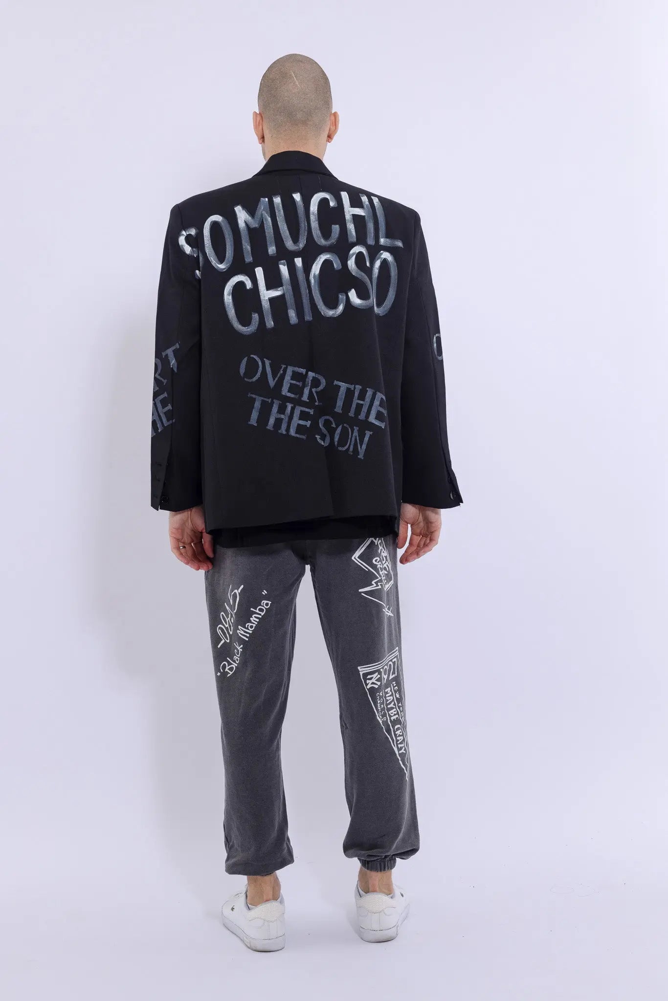 23SS Chic Hand Printed Suit MaybeCrazy