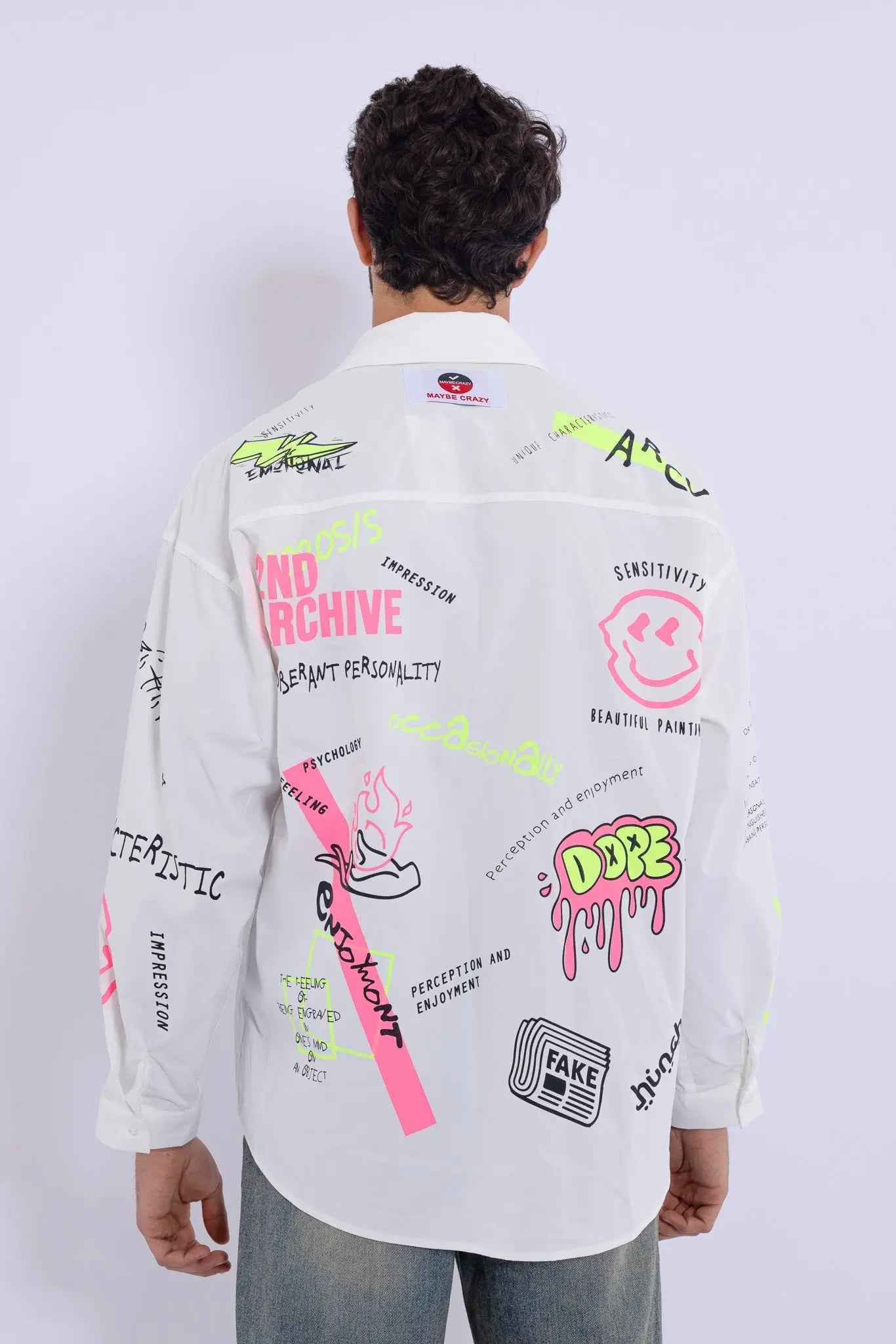 Emotional Dope Hand Painted Shirt MaybeCrazy