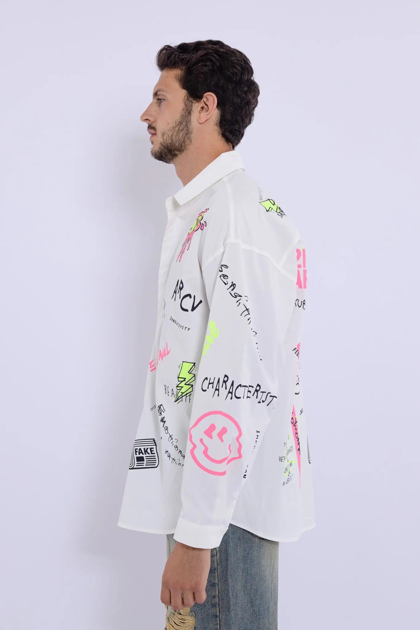 Emotional Dope Hand Painted Shirt MaybeCrazy
