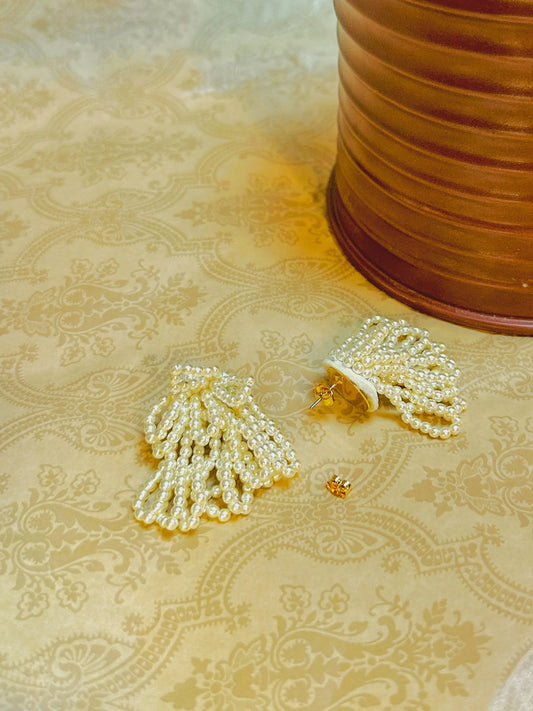 Extravagant Pearl Elegance Earrings MaybeCrazy