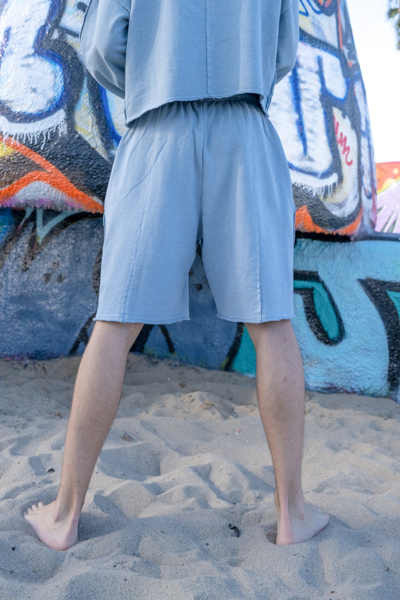 Loose Fit Shorts - Blue