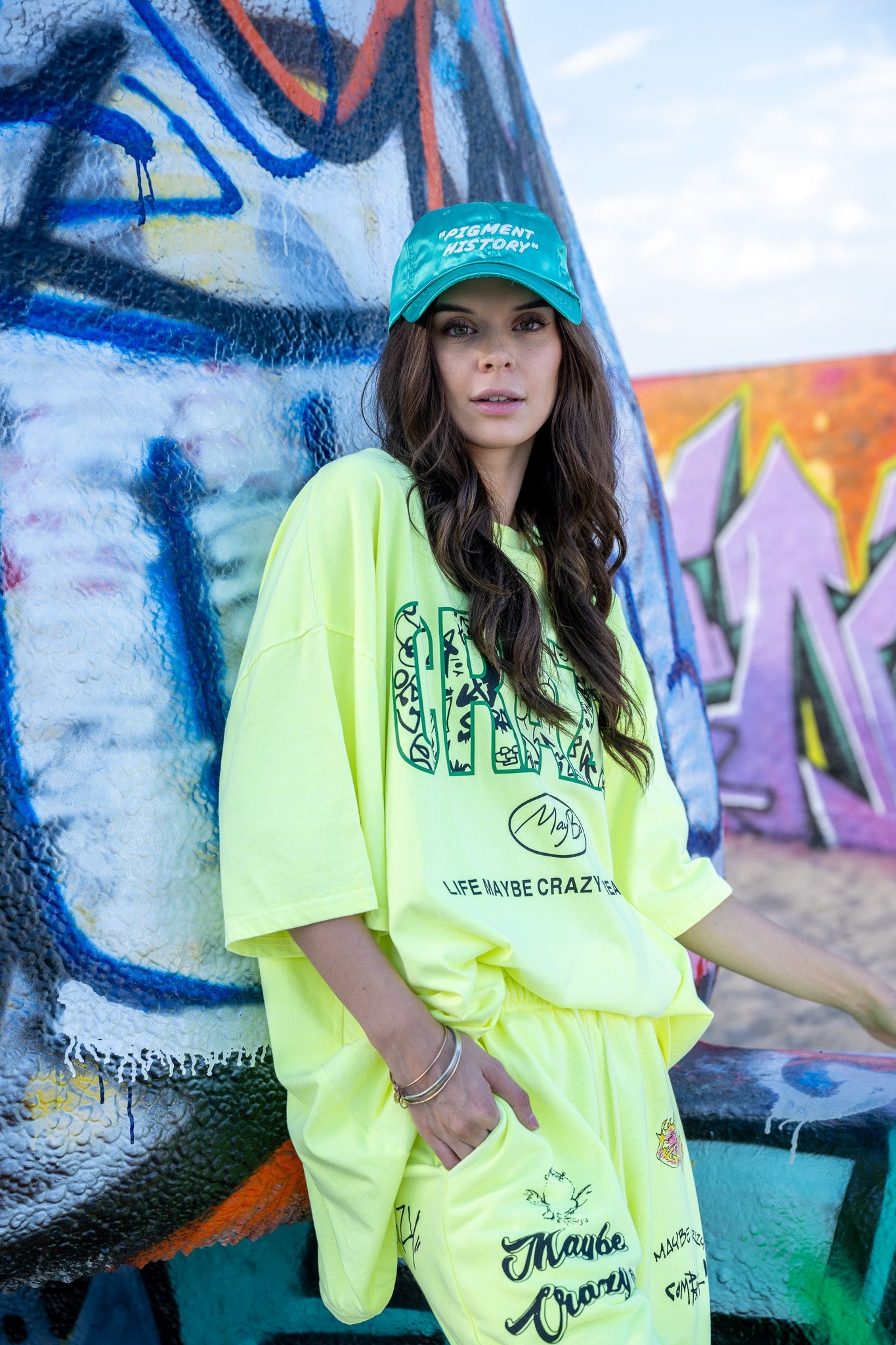 CRAZY LOGO Tee - Yellow