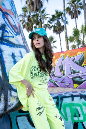 CRAZY LOGO Tee - Yellow