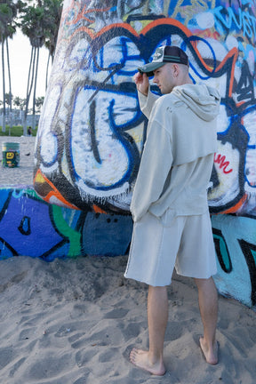 Loose Fit Shorts - Natural Cream