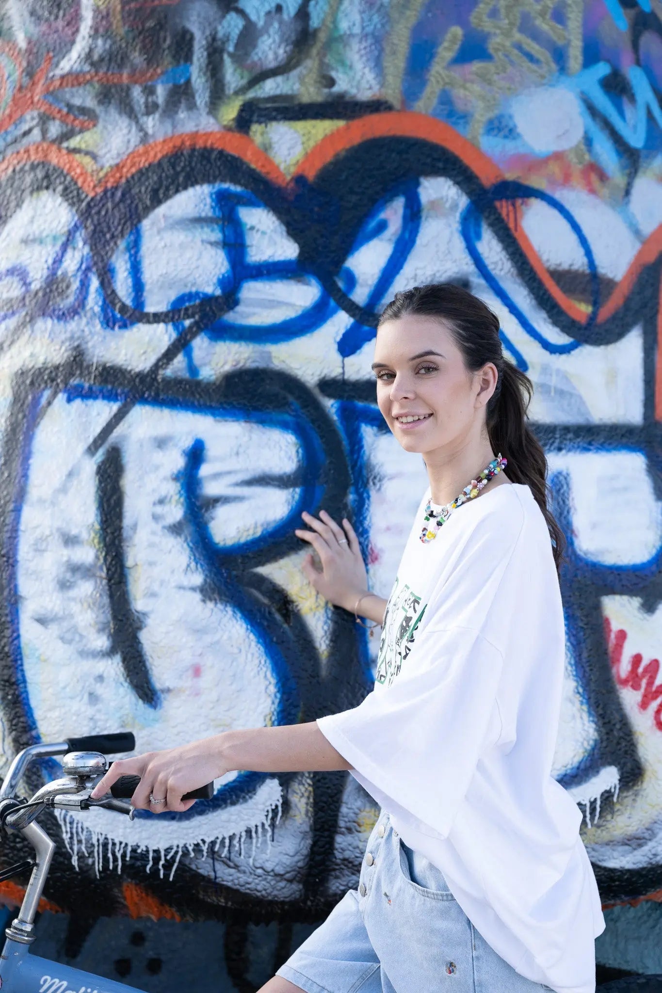 CRAZY LOGO Tee - White MaybeCrazy