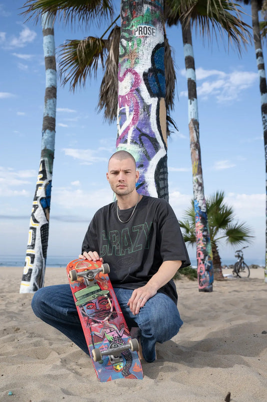 CRAZY LOGO Tee - Black MaybeCrazy