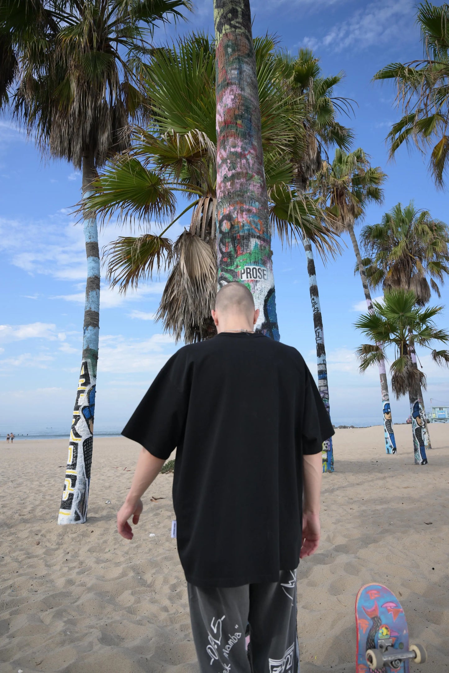 Black Print Tee MaybeCrazy