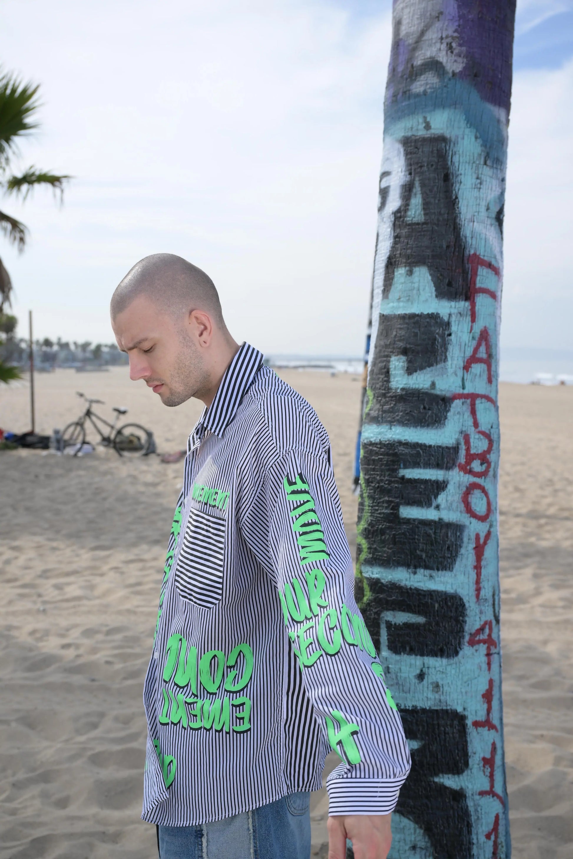 Hand-Printed Shirt MaybeCrazy