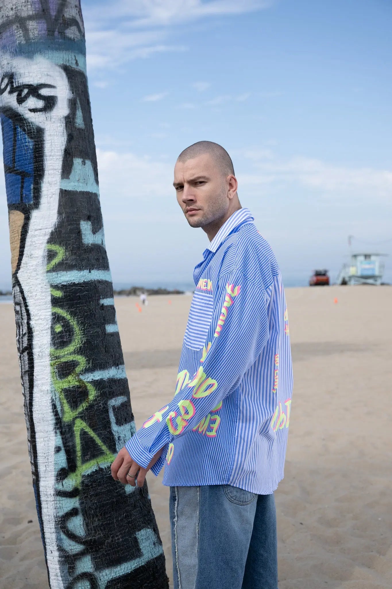 Hand-Printed Shirt MaybeCrazy
