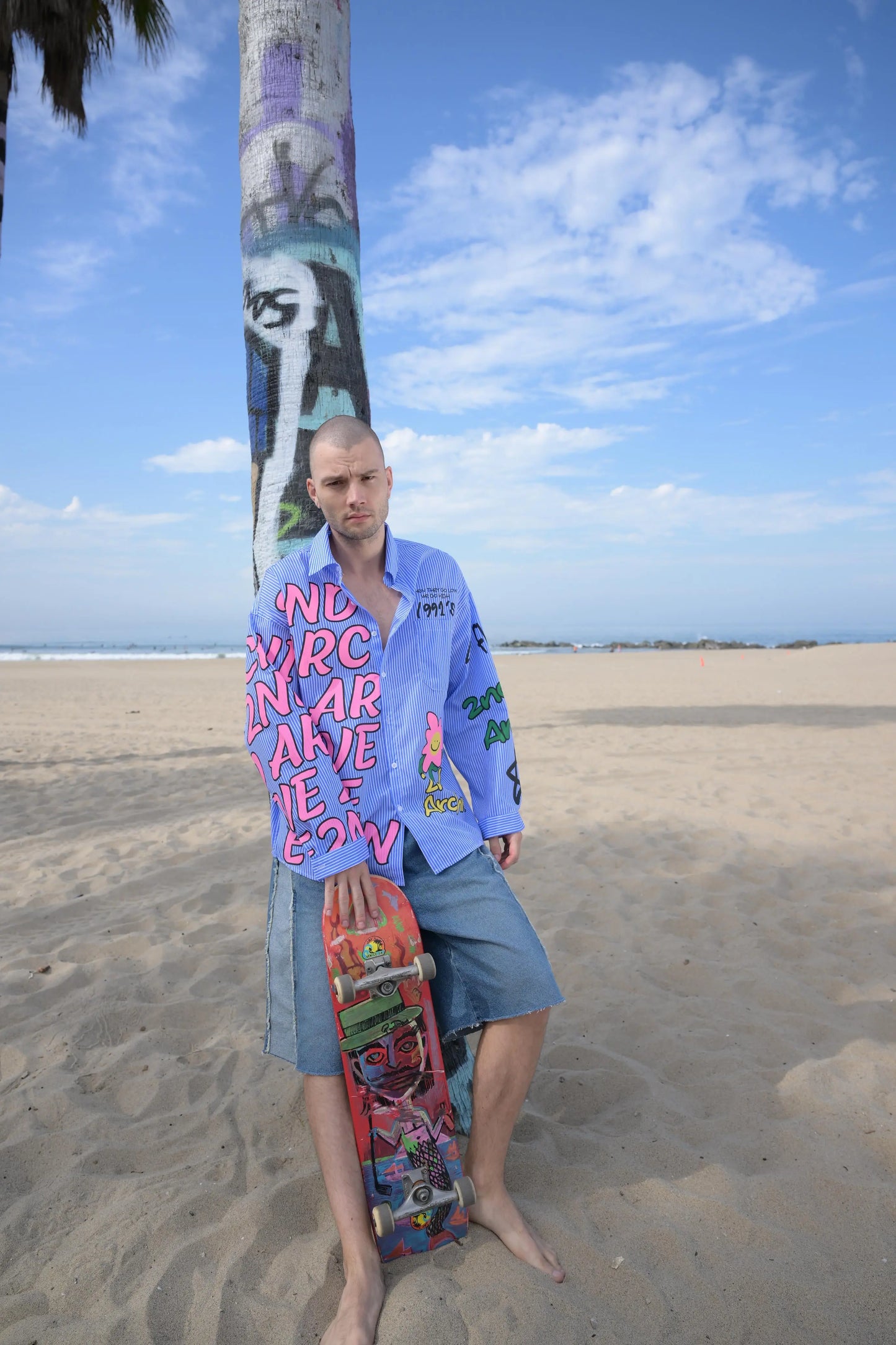 Hand-Printed Shirt MaybeCrazy